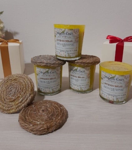 Candela Artigianale Aromatica Stagionale "Intenso Relax"