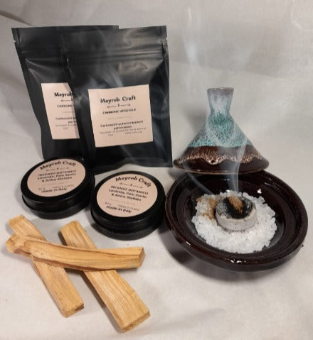 Incenso Artigianale - Lavanda, Palo Santo e Anice Stellato (+ 5 Carboncini)