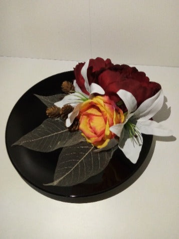 Piatto Centrotavola "Fusion Floreale" – Creazione Artigianale