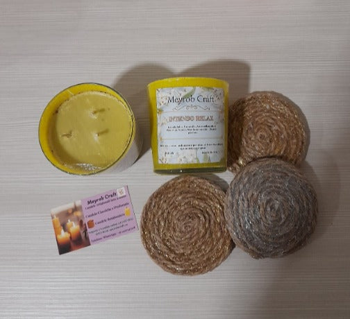 Candela Artigianale Aromatica Stagionale "Intenso Relax"