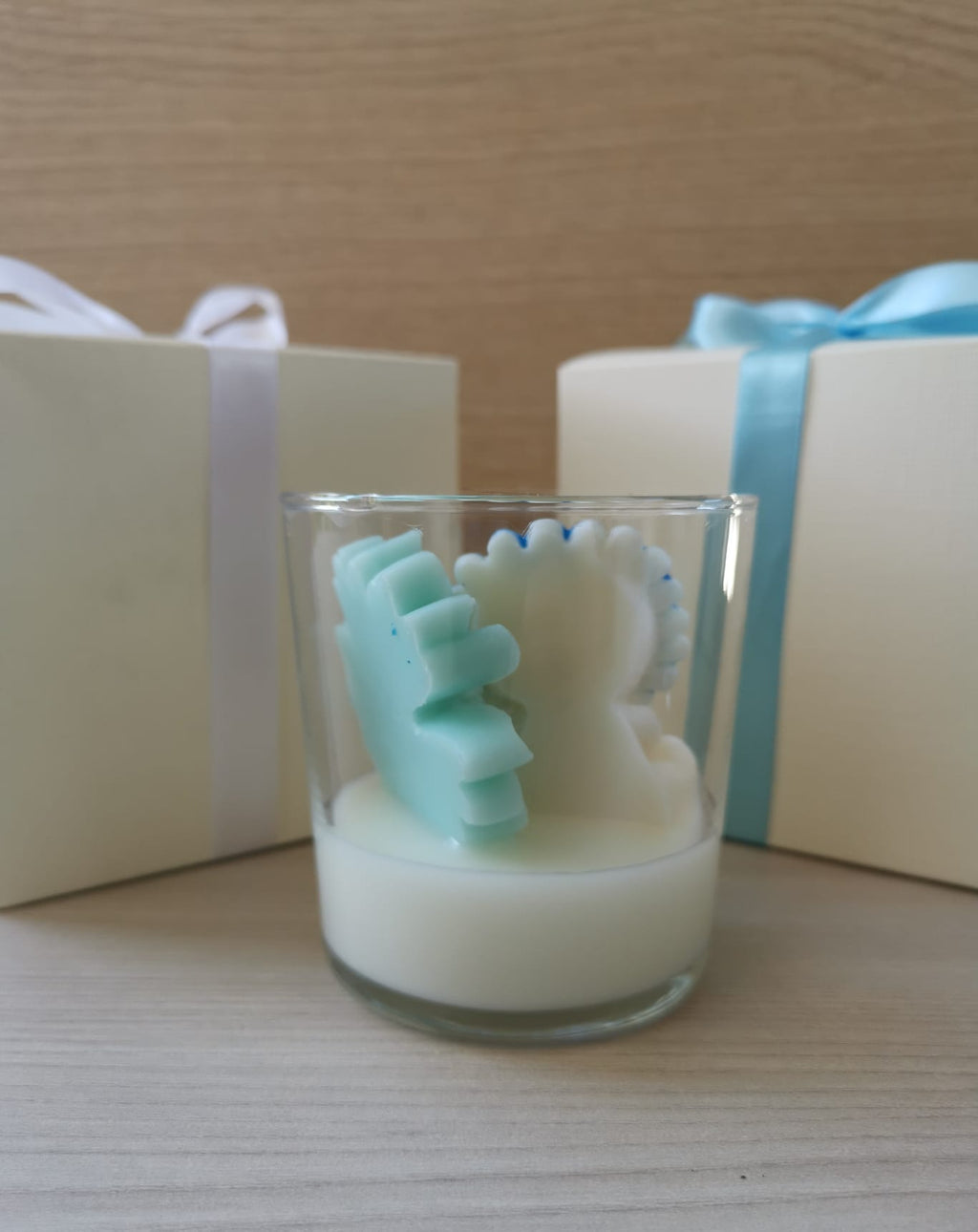 Bomboniera Battesimo e Baby Shower - Collezione Bimbo Orsetto e Leoncino