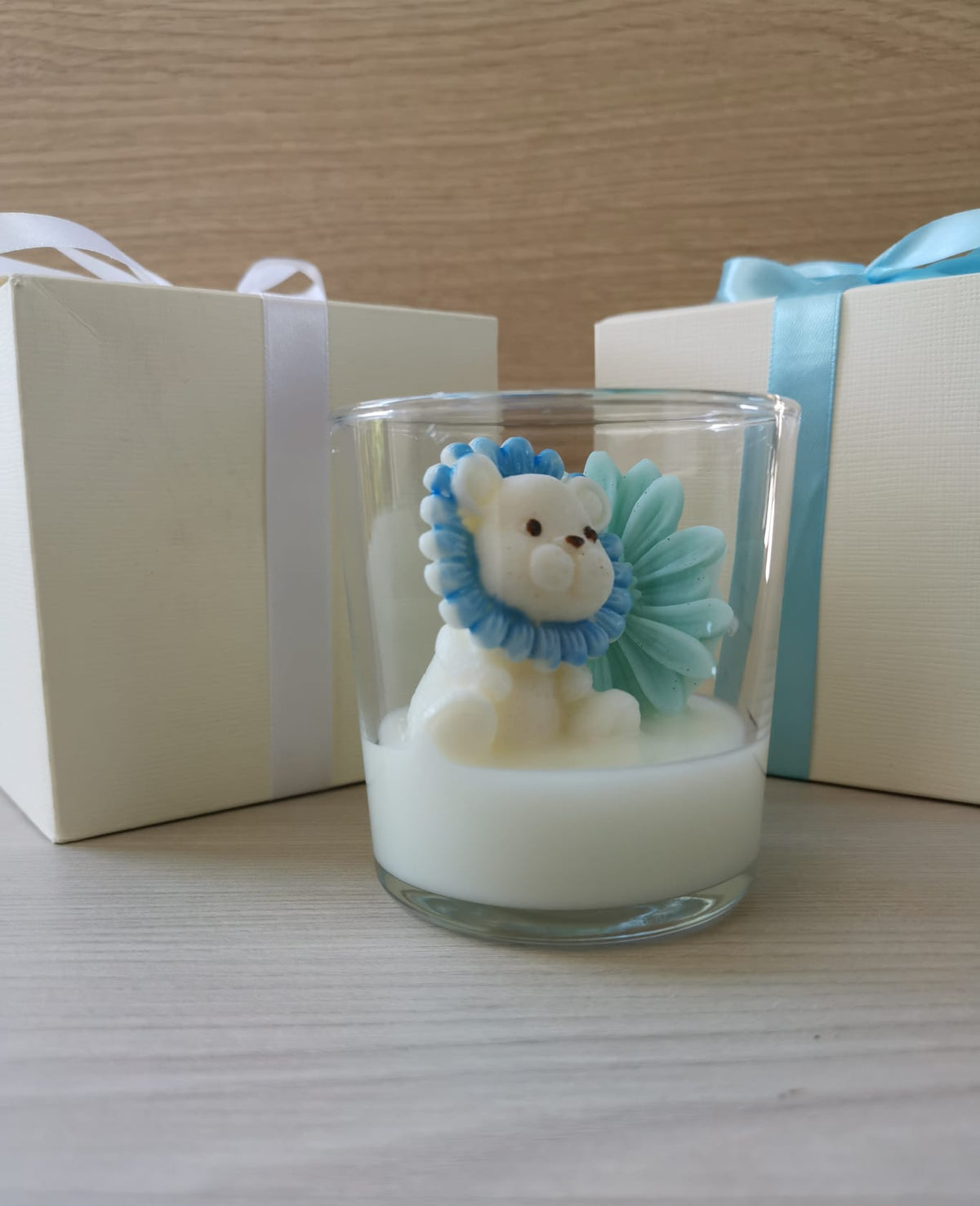Bomboniera Battesimo e Baby Shower - Collezione Bimbo Orsetto e Leoncino