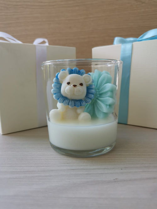 Bomboniera Battesimo e Baby Shower - Collezione Bimbo Orsetto e Leoncino