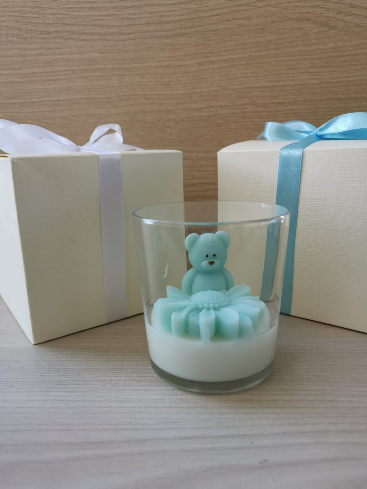 Bomboniera Battesimo e Baby Shower - Collezione Bimbo Orsetto e Leoncino